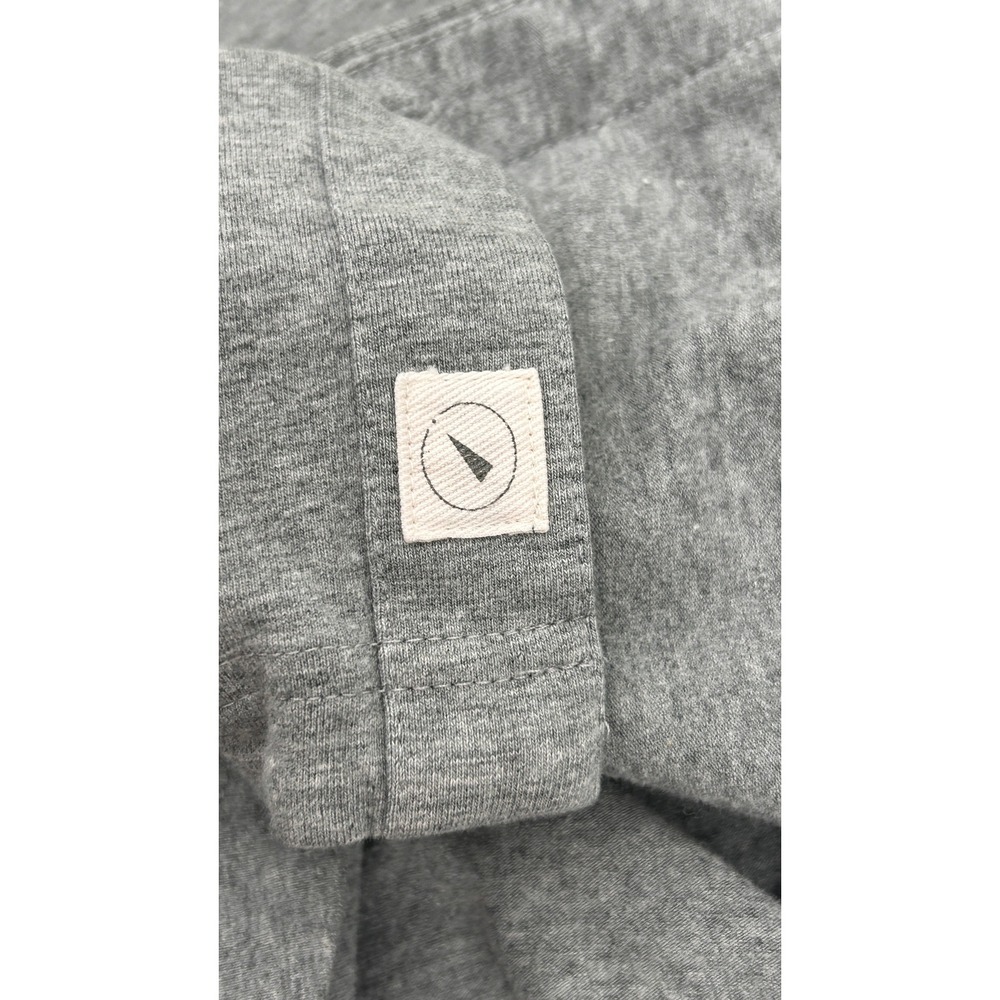 UpWest Mens XL Gray Knit Button Down Shirt Soft Casual Resort Coastal Minimalist - Picture 8 of 10
